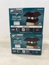 Veranda 4X4 Solar Post Cap Black Led Fence Deck Outdoor Lights 2 Pack New. Fixed Price $25.99.