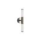Eglo Palmera 2-LIGHT Satin Nickel Led Vanity W/etched Glass Shades. Fixed Price $44.95.
