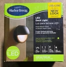 Portfolio Deck Light Stair Low Voltage Led Black Finish 3WATT. Fixed Price $12.95.