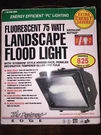 Designers Edge Fluoresent 75 W Landscape Flood Light No Bulb** -c. Fixed Price $22.50.
