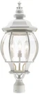 Livex Frontenac 27 1/2" Textured White Lantern Outdoor Post Light. Fixed Price $339.96.