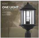 Generation Lighting Kent Traditional 1-LIGHT Outdoor Post Lantern-black. Fixed Price $72.44.