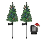 Solar Christmas Tree Garden Stake Lights Outdoor Waterproof Pathway Xm.... Fixed Price $27.91.