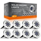 Solar Lights Outdoor 4.6 8 Pack Waterproof Garden Pathway Patio Incx Inch Lawn. Fixed Price $51.99.