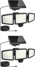Lepro Solar Motion Sensor Light 3 Adjustable Heads 72 Led Waterproof 270 Wide.... Fixed Price $61.99.