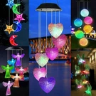 Solar Wind Chimes Lights Color Changing Led Hummingbird Star Garden Lamp. Fixed Price $74.74.