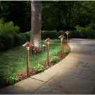 Home Decorators 30W Lv Brass Led Path Light And Spot Kit 6 Pc Set. Fixed Price $169.99.