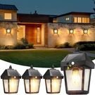 Deraysion 4 Pack Solar Wall LANTERNS,9 Inch Porch Light With Motion Sen.... Fixed Price $49.35.