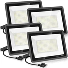 100W Led Flood - 4 Pack, Waterproof, 11600LM Daylight White. Fixed Price $102.99.