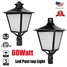 60W-50W-30W Led Post Top Light Dusk Dawn Street Area Pole Garden Yard Fixture. Fixed Price $196.99.