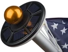 Solar Flag Pole Light 20LED Reusable Outdoor Wire Free Power Bright Sunnytech. Fixed Price $44.99.