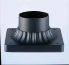 4 Pk Trans Globe Canby 5.5 In. Black Pier For 3 Inch Post Top Mounts 100BK. Fixed Price $24.99.