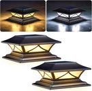 Solar Post Cap Lights 2 Pack, Outdoor Waterproof. Fixed Price $31.95.