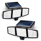 Home Zone 2-PACK Solar Flood Lights Outdoor Motion Sensor 120 3500K 1000 Lumens. Fixed Price $34.99.