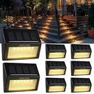 8 Packs Outdoor Solar Deck Lights, Led Step Waterproof Warm White Auto.... Fixed Price $45.04.