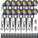 Zuckeo 12W Rgb Low Voltage Landscape Lights, Led Color Changing. Fixed Price $108.78.