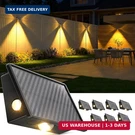 Jsot Solar Fence Lights Outdoor - 8 Pack Waterproof Ideal. Fixed Price $62.48.