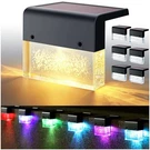 Denicmic Solar Deck Lights 3000K Warm White/color Changing Outdoor Fence Sola.... Fixed Price $39.50.