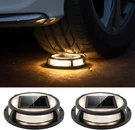 Pack Deck Lights, 12 Leds IP65 Waterproof Solar, Outdoor Driveway Marker. Fixed Price $74.71.