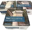 3 New Trex Deck Lighting 4X4 Post Cap Led Open Box - Damage. Fixed Price $255.00.