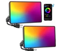 Onforu Led Flood Outdoor 100W 7200LM, Color Changing Stage Lights 2700K&16. Fixed Price $65.00.