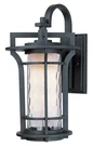 Maxim 30485 Black Oakville 18"H 1-LIGHT Wall Sconce With Water Glass. Fixed Price $210.80.