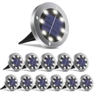 Oulonger 4.6INCH Solar Lights Outdoor WATERPROOF,12PACK For Outs.... Fixed Price $45.60.