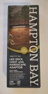Hampton Bay 166 Lumen Low Voltage Black Led Outdoor Deck Light 20W Linkable. Fixed Price $28.00.