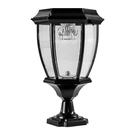Kendal Outdoor Large Black Solar Powered Led Light Lamp With Glass & Waterproof. Fixed Price $79.99.