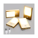 V4LIGHT Rechargeable Motion Sensor Night Lights, 4-PACK Brushed G... Fast Ship. Fixed Price $54.39.