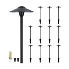 Gardencoin Low Voltage Pathway Lights (8.5'' Shade, 21.5'' Tall) 12V Outd. Fixed Price $338.58.
