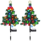 2 Pcs Solar Christmas Tree Garden Stake Lights Outdoor Yard Decor. Fixed Price $47.17.