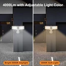 Celavy 40W 4000 Lumen Led Security Light, 3000K/5000K CE-2202-A White. Fixed Price $34.98.