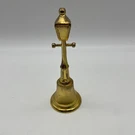 Vintage Brass Lamp Post Shape Hand / Dinner Bell England Reg 926811. Fixed Price $10.85.