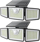 Daphino 2500LM Solar Lights Outdoor With Motion SENSOR,3 Head 270 Wide Angle.... Fixed Price $32.91.