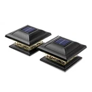 Home Zone Living Solar Post Cap Lights - Decorative Led Outdoor W.... Fixed Price $45.77.