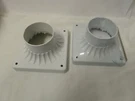 Pair Of Portfolio Pier Mount Base Cast Aluminum Adapters White New. Fixed Price $19.99.