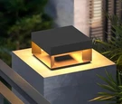 Ptoug Modern Luxury Pillar Lights With Led Warm Lighting - Stainless Steel Outdo. Fixed Price $125.00.