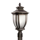Kichler 9938RZ Salisbury 1-LIGHT 21.75" Outdoor Post Lantern In Rubbed Bronze. Fixed Price $394.99.