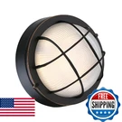 Faymart Lighting 8" Round Bulkhead Led Oil Rubbed Bronze - Nautical Outdoo. Fixed Price $48.77.