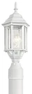 Kichler 49256WH Chesapeake 1-LIGHT 18" Outdoor Post Lantern In White. Fixed Price $63.97.
