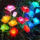 Rechoo Solar Garden Lights Outdoor Decorative, 3 Pack Flower Wit.... Fixed Price $29.74.