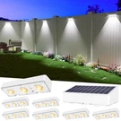 Jofios Solar Fence Lights Outdoor Waterproof Led, 8 PACK,1300MAH, 6 Inch. Fixed Price $80.82.