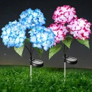 Solar Flower Lights - 2 Pack Waterproof Garden With Hydrangea St.... Fixed Price $37.67.