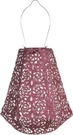 Allsop Soji Stella - Prism 11" Outdoor Solar Lantern Metallic Orchid. Fixed Price $83.28.