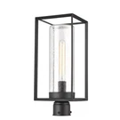 Millennium Wheatland Outdoor Post Light In Powder Coat Black. Fixed Price $135.90.