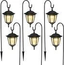 Dynaming 6 Solar Hanging Lights Outdoor, Powered Pack, Black. Fixed Price $83.99.