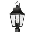 Black One Light Outdoor Post Mount From The Storybook Collection. Fixed Price $164.00.