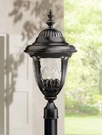 Bellagio Vintage Outdoor Post Light Fixture Textured Black 24 1/2" For Exterior. Fixed Price $209.99.