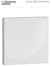 Sonneman Dotwave Led Sconce Textured White 10" New In Box 7456.98-WL. Fixed Price $198.00.